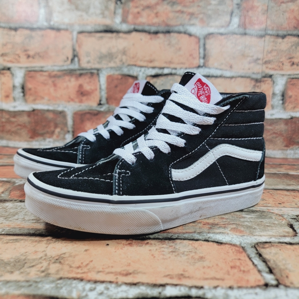 Vans SK8-Hi 3 Black/True White Youth Kids Size 3